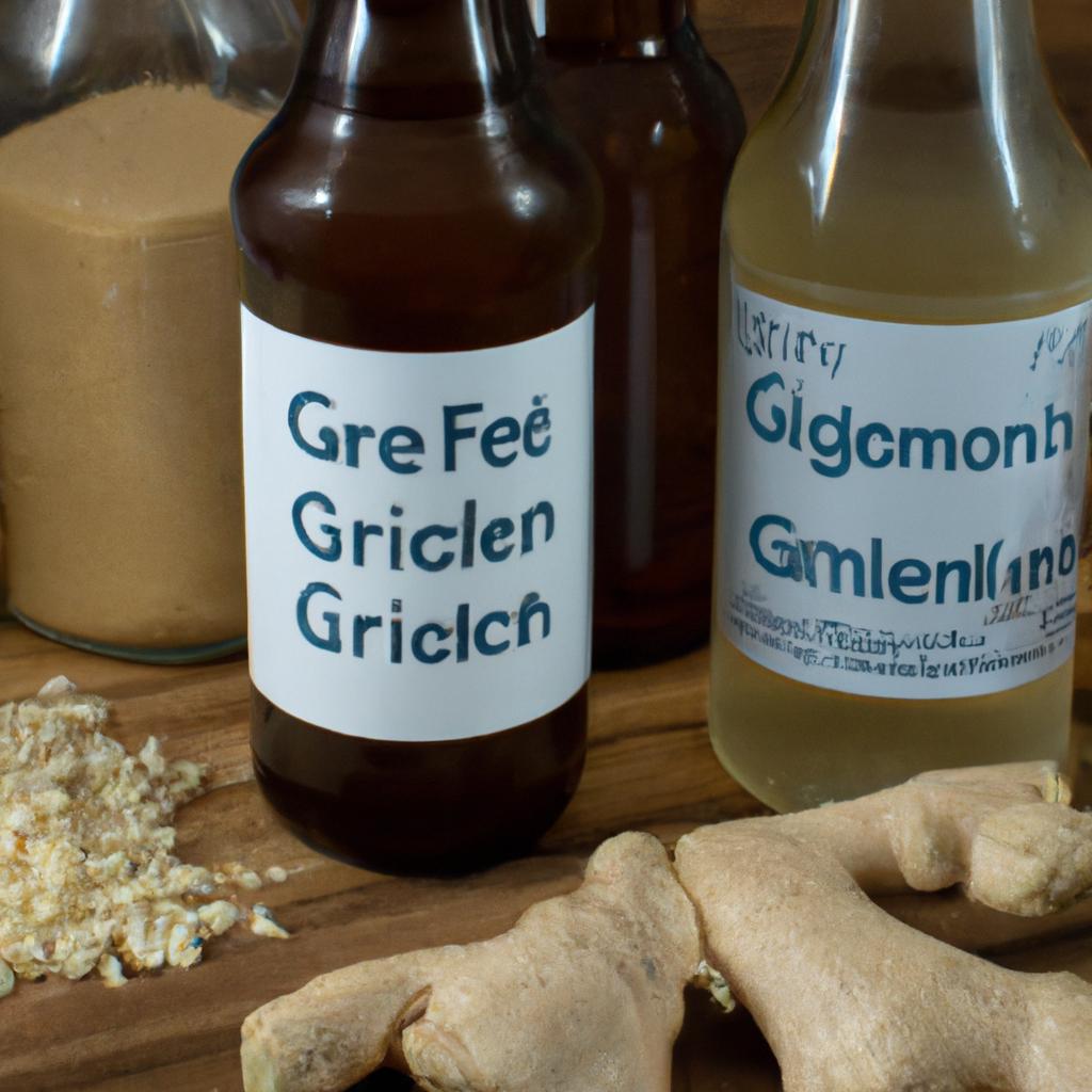 Identifying gluten-free ingredients in ginger beer.