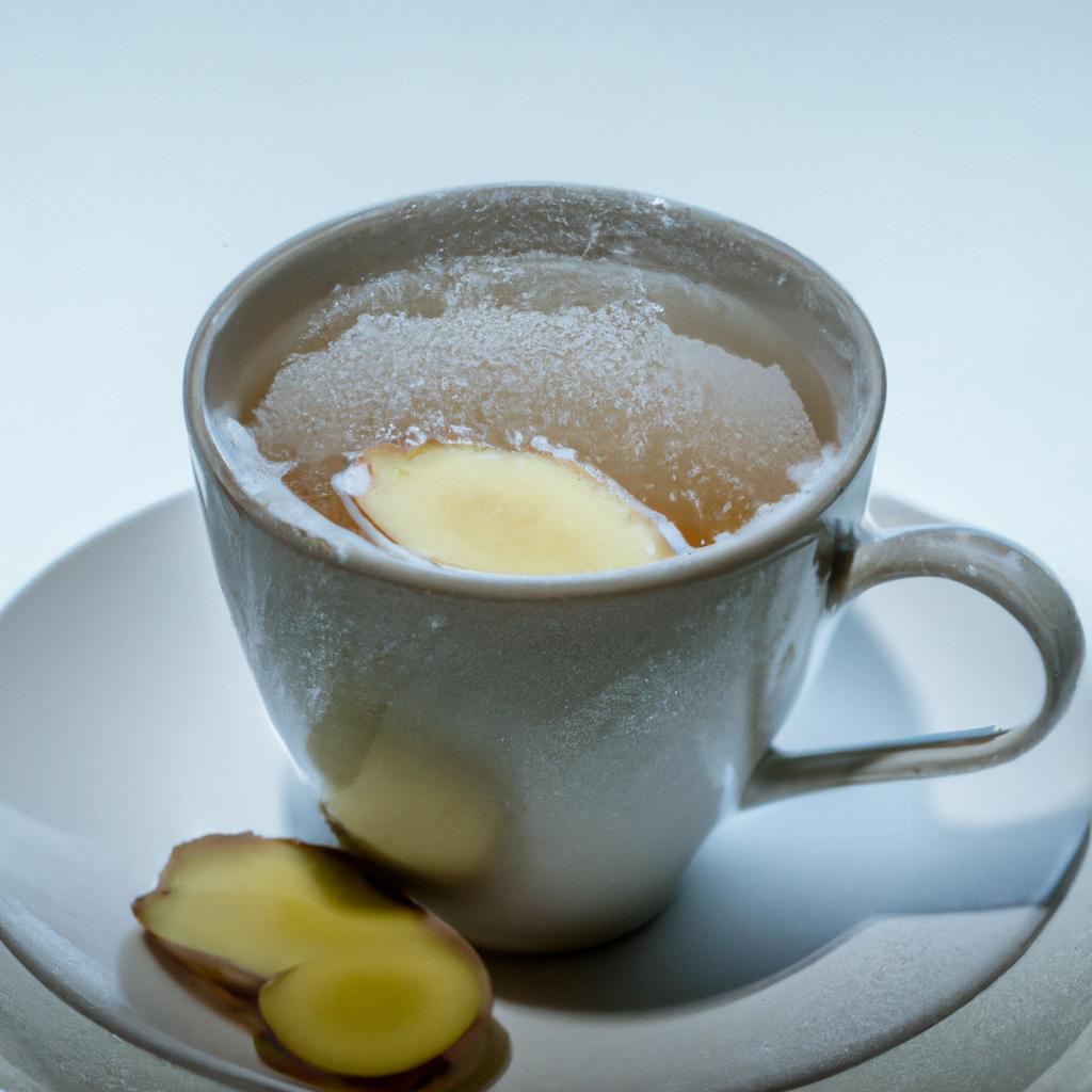 Enjoy the health benefits of ginger by adding some crystallized ginger to your tea