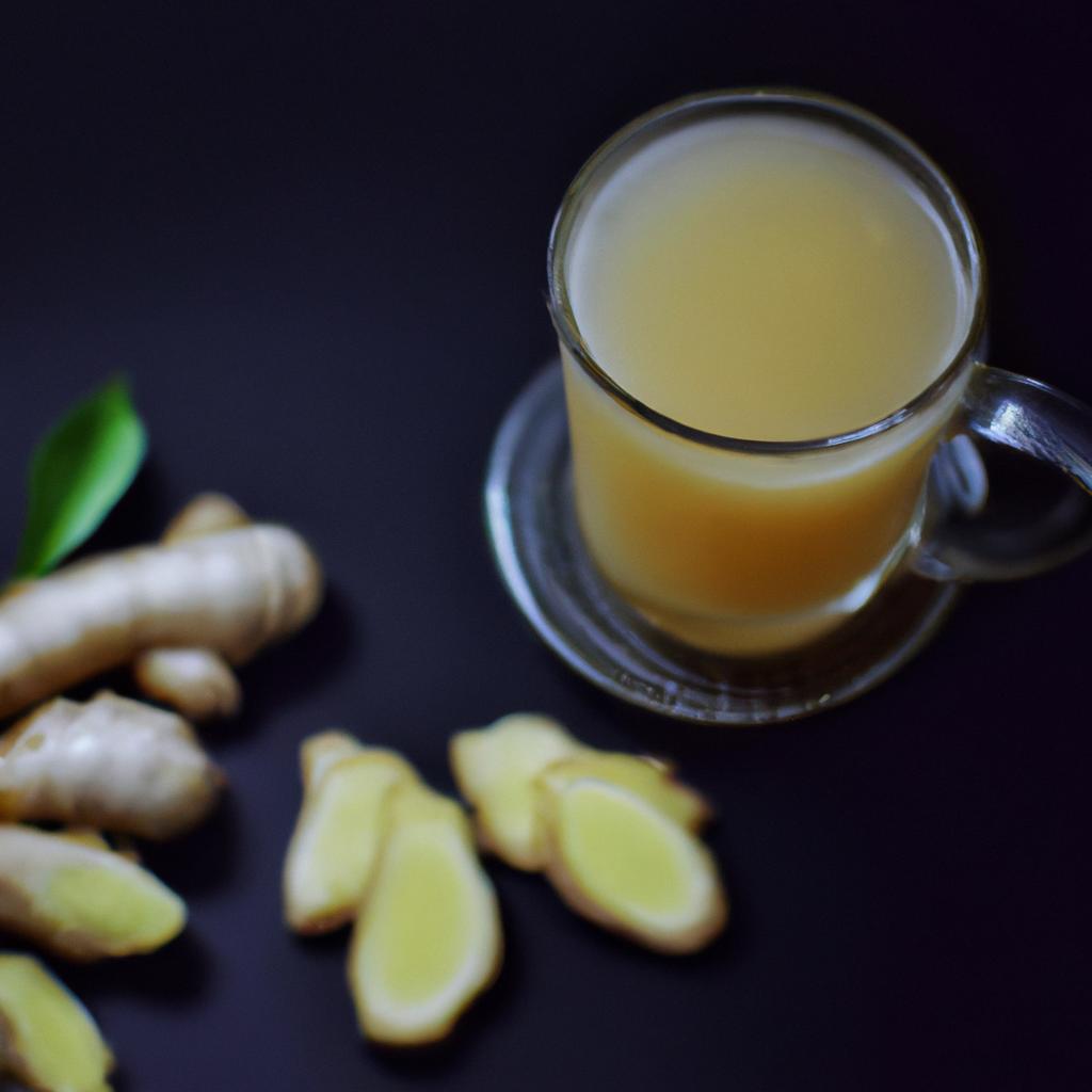 Ginger juice can be a refreshing and healthy drink.