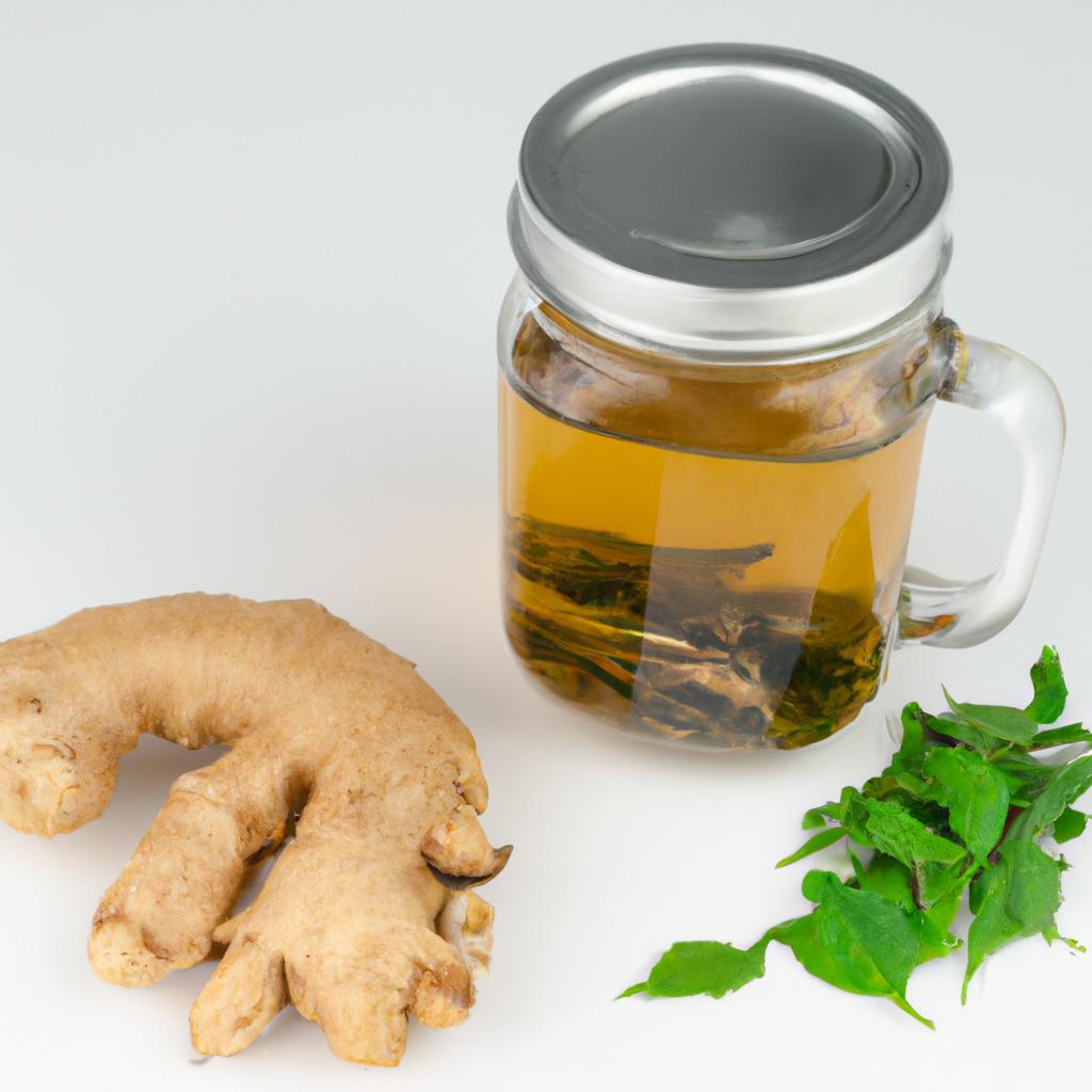 Brew up a healthy infusion with ginger and parsley tea