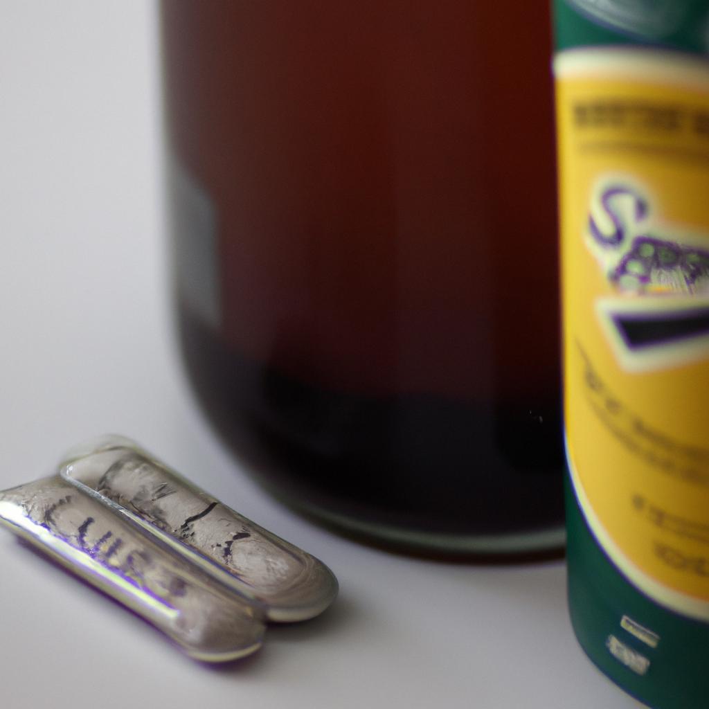 Comparing the caffeine content of Schweppes Ginger Ale to a caffeine pill