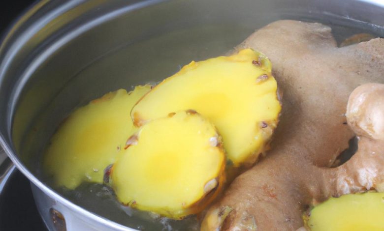 Benefits Of Boiled Pineapple Peel And Ginger