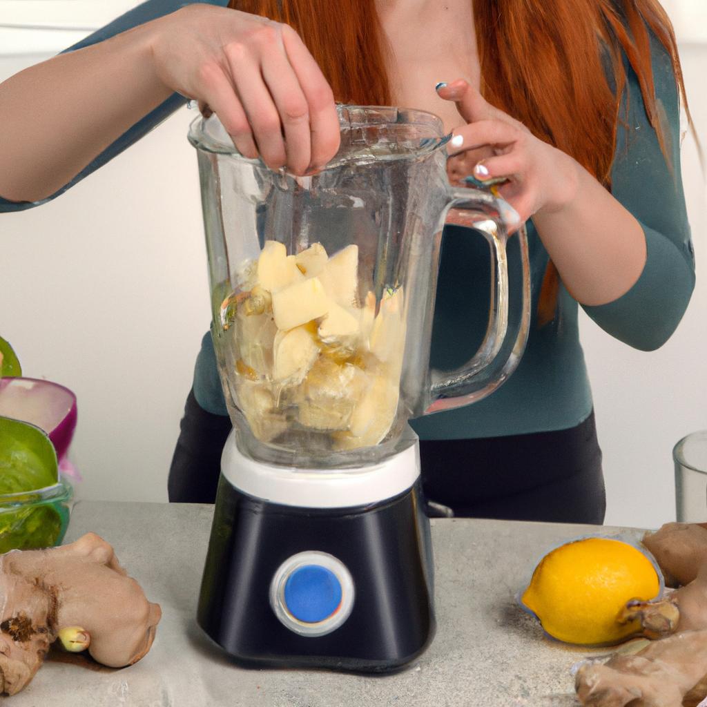Incorporate ginger into your diet with a healthy smoothie.