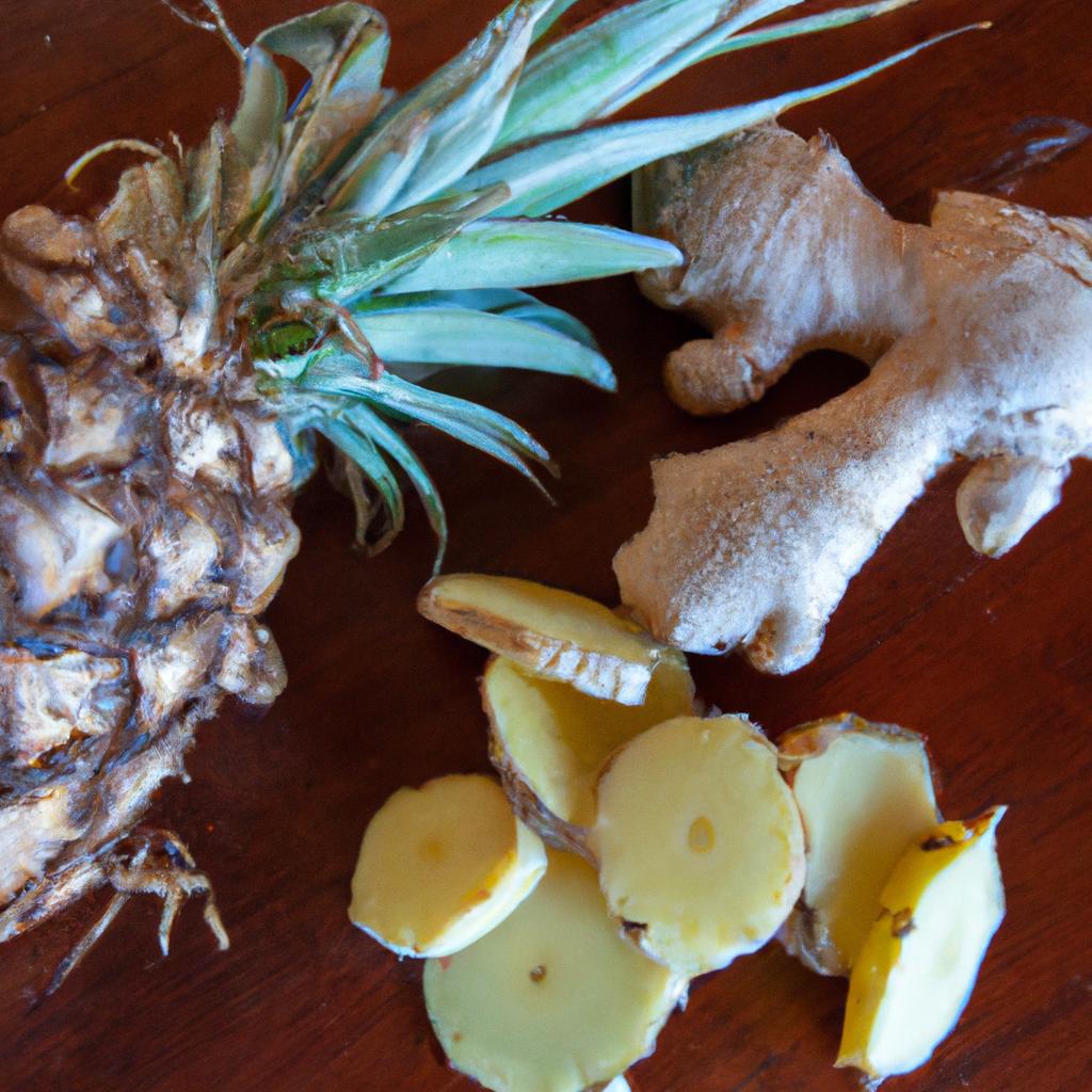 Discover the nutritional benefits of ginger and pineapple in this delicious drink