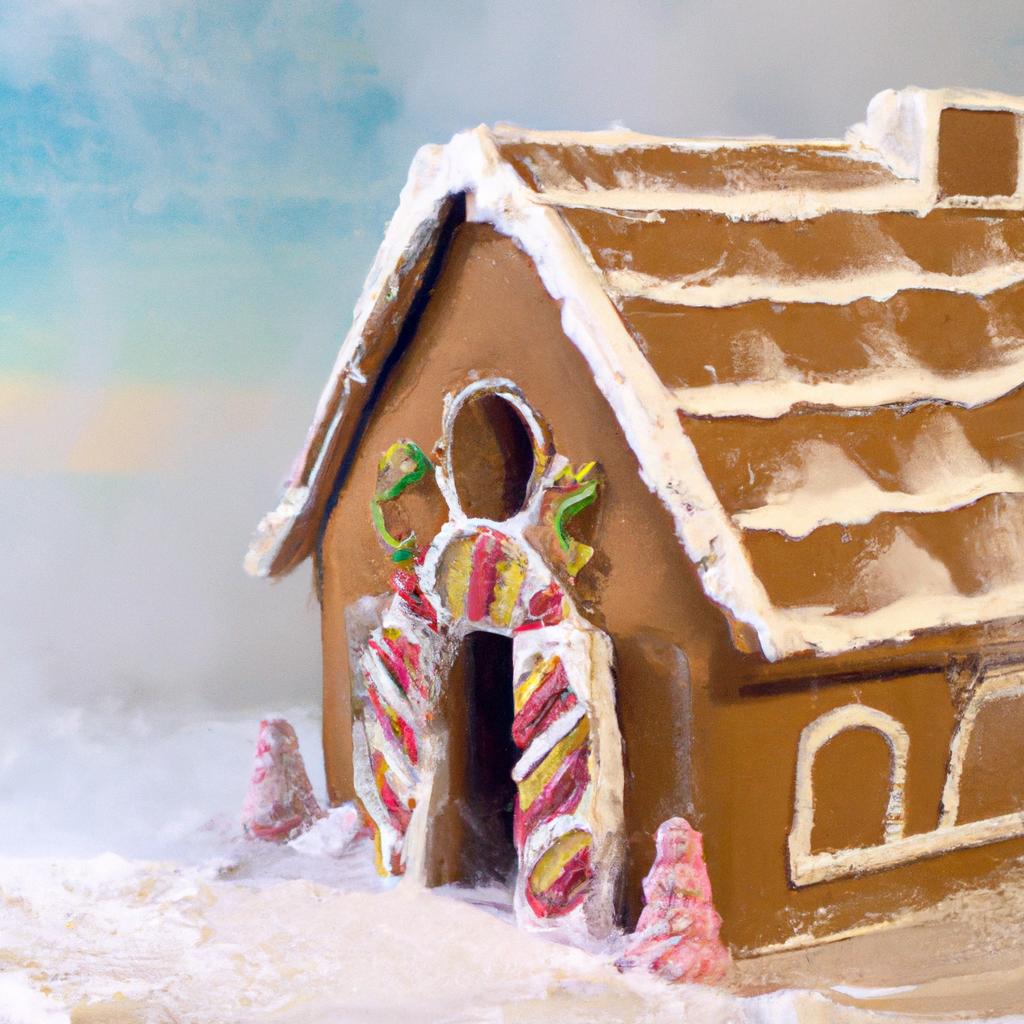 A magical gingerbread house fit for a fairy tale