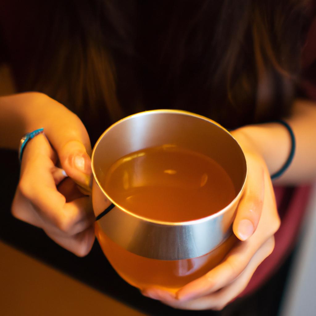 Savor the warmth and goodness of ginger peach tea