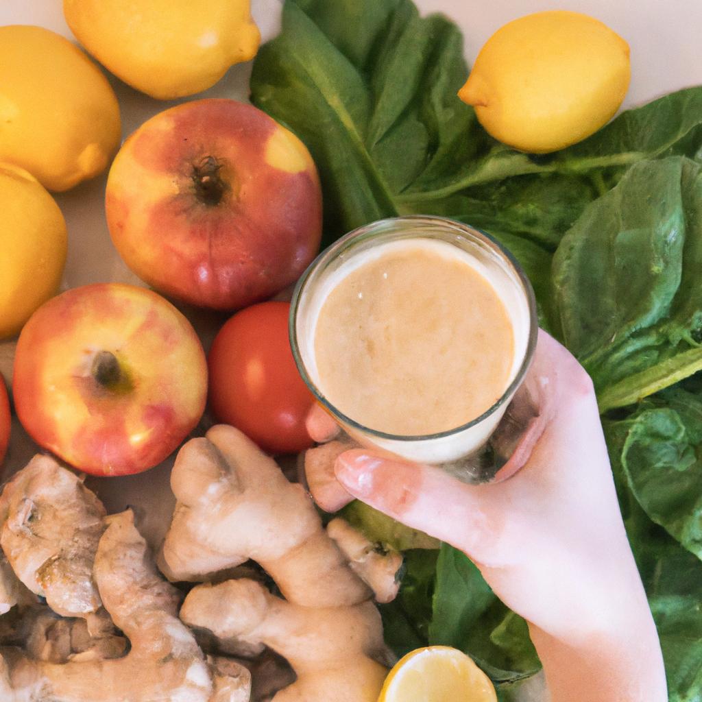 This refreshing ginger smoothie is perfect for boosting your immune system and aiding digestion