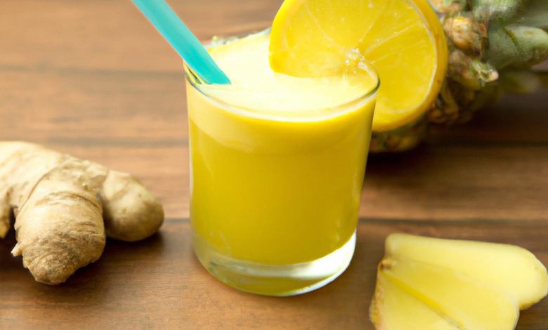 Pineapple Lemon Ginger Juice Benefits