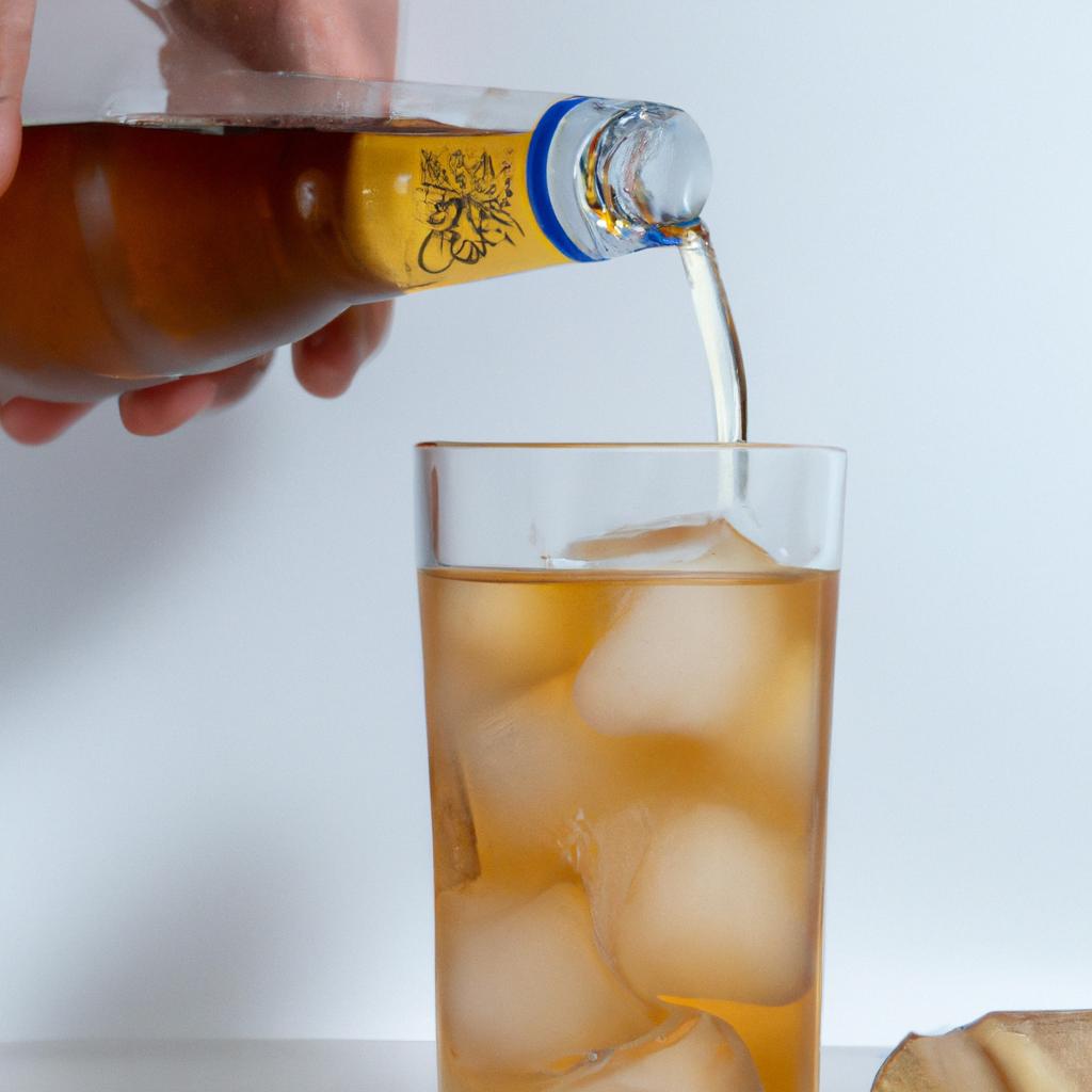 Bundaberg Ginger Beer being poured into a glass over ice for the ultimate thirst-quenching experience