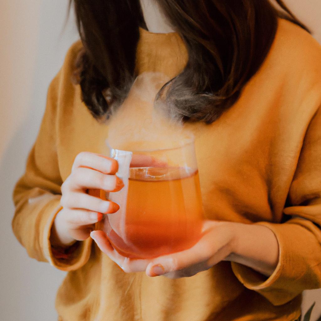 Sip on a warm cup of mango ginger tea and enjoy its numerous health benefits.